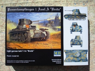 Master Box MB3503  Panzer I Light German Tank T-1A 'Breda'